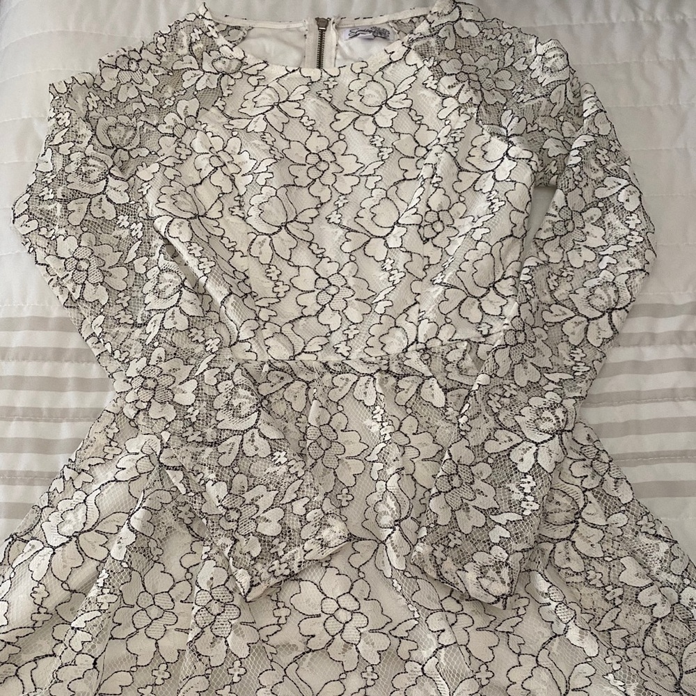 White Lace Long Sleeve Dress - Never Worn!